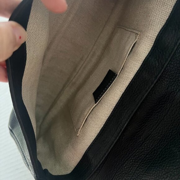 Gucci black leather Marrakech baguette shoulder bag - Picture 5 of 9